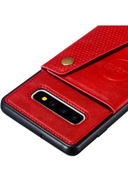 Cüzdan Kılıf Samsung Galaxy S10 Artı Kickstand Kart Tutucu Darbeye (Yurt Dışından)