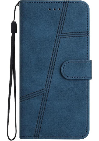 Huawei P40 Lite Için Flip Case Cüzdan Pu Deri Flip Folio Tam Koruma (Yurt Dışından)