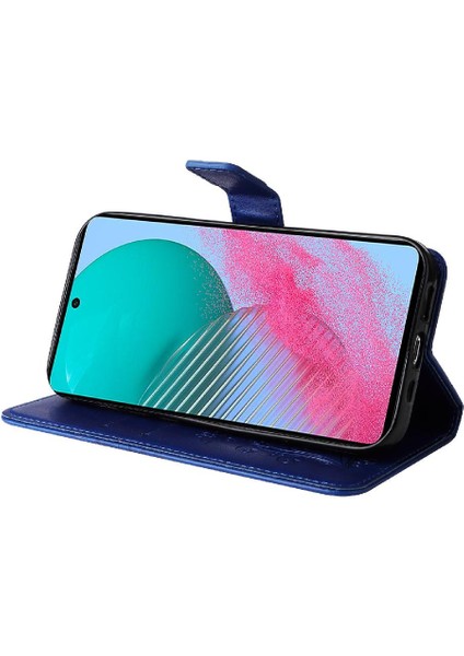 Samsung Galaxy M54 Flip Kickstand Için Kılıf Kart Yuvası Standı ile Darbeye (Yurt Dışından)