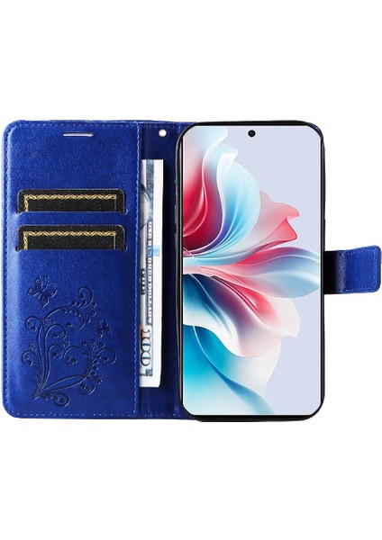 Oppo Için Kılıf Oppo 11F 5g Manyetik Kapak Flip Kickstand Kart Yuvası ile Pu (Yurt Dışından) modelleri