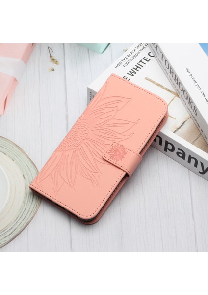 Samsung Galaxy F14 ile Uyumlu Kabartmalı Ayçiçeği Cüzdanlı Uzun Çıkarılabilir Askılı ve Manyetik Kart Tutuculu Telefon Kılıfı (Yurt Dışından) fırsatları