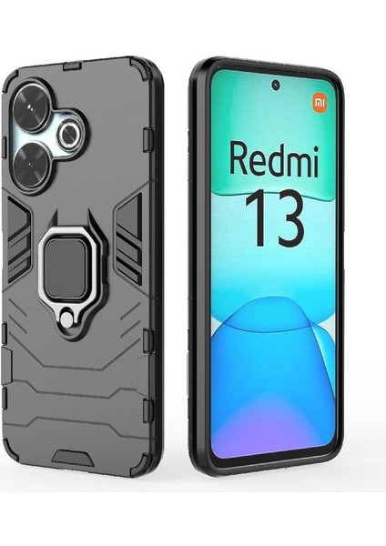 Xiaomi Redmi Için Kılıf 13 4g Askeri Damla Koruma 360&DEG; Dönen Halka (Yurt Dışından) indirimleri
