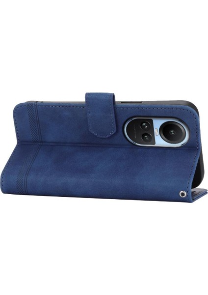 Oppo Oppo 10 5g Kart Yuvaları Için Flip Case Bileklik Manyetik Kapatma Nakit (Yurt Dışından)