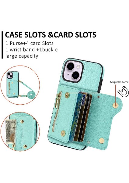 IPhone 14 Için Kılıf Pro Hafif Büyük Kapasiteli Mini Sırt Çantası Uzun Kart (Yurt Dışından) modelleri