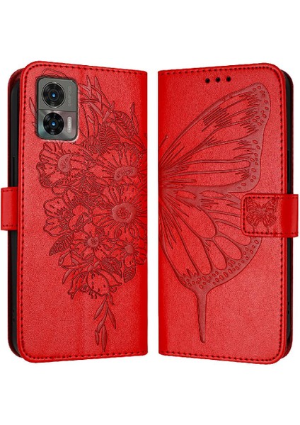 Motorola Kenar 30 Neo Flip Kapak Kabartma Kelebek Premium Için Kılıf (Yurt Dışından) indirimleri