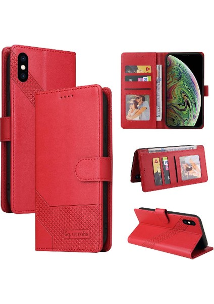 Iphone Xs Max Üç Kart Yuvaları Kickstand Premium Deri Için Flip Case (Yurt Dışından) indirimleri