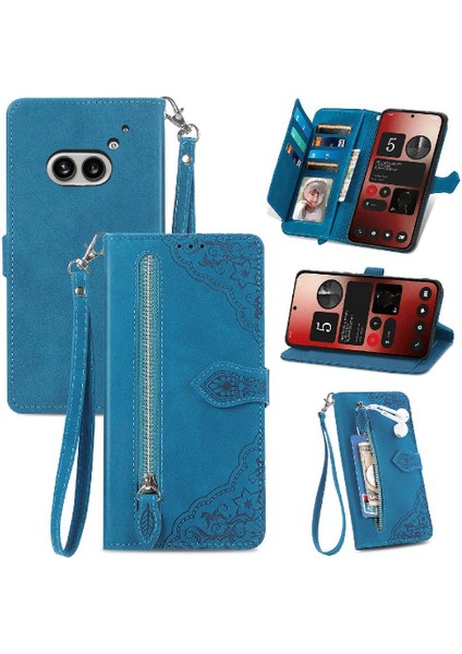 Nothing Telefon 2A Iş Çoklu Kart Yuvası Cüzdan Çok Renkli Flip (Yurt Dışından)