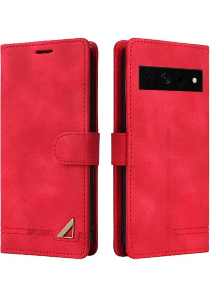 Google Piksel 7 Pro Flip Kapak Için Flip Case Darbeye Deri Kılıf (Yurt Dışından)