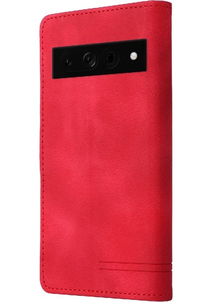 Google Piksel 7 Pro Flip Kapak Için Flip Case Darbeye Deri Kılıf (Yurt Dışından)