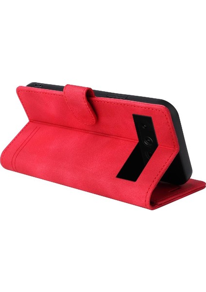 Google Piksel 7 Pro Flip Kapak Için Flip Case Darbeye Deri Kılıf (Yurt Dışından)