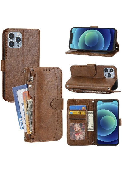 Iphone 11 Için Flip Case Pro Max Pu Deri Manyetik Kapatma Anti Scratch (Yurt Dışından)