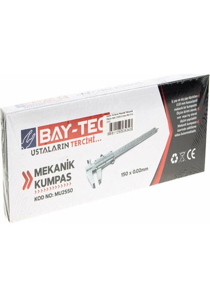 MU-2550 Mekanik Kumpas 150X0,02MM-ERPİLSANELEKTRONİK