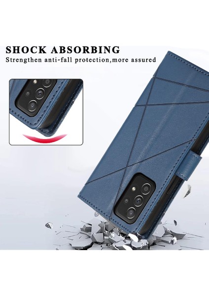 Samsung Galaxy A52 5g Üç Kart Yuvaları Darbeye Kickstand Için Flip Case (Yurt Dışından)