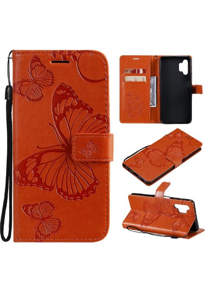 Samsung Galaxy A32 5g Pu Deri Flip Kickstand Manyetik Için Flip Case (Yurt Dışından)