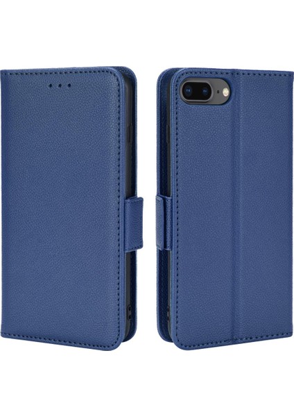 Iphone 6 Için Kılıf Artı/6s Artı Kart Yuvaları Tutucu Yan Toka Cüzdan Pu (Yurt Dışından)