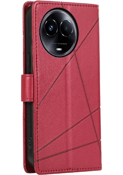 Realme 11 Için Flip Case 5g Şok Emici Darbeye Kickstand Üç (Yurt Dışından) indirimleri