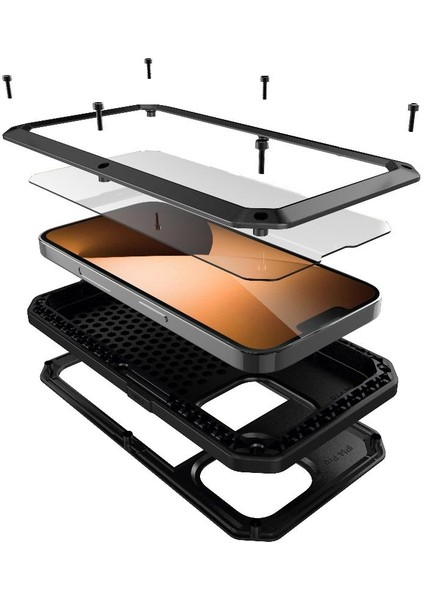 Iphone 14 Için Kılıf Pro Max Alüminyum Alaşım Metal Kasa Açık Spor 360 (Yurt Dışından) indirimleri