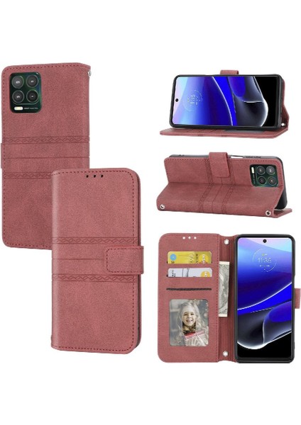 Motorola Moto G Stylus 5g 2023 Için Flip Case Cüzdan Kılıf Kickstand Pu (Yurt Dışından)