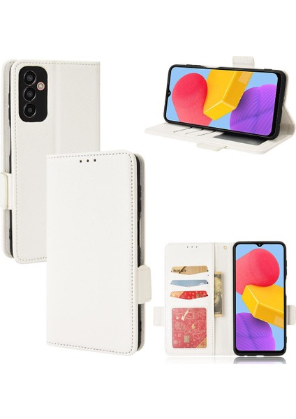 Samsung Galaxy M13 4g Için Kılıf Cüzdan Kart Yuvaları Tutucu Pu Deri Yan (Yurt Dışından)
