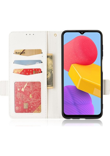 Samsung Galaxy M13 4g Için Kılıf Cüzdan Kart Yuvaları Tutucu Pu Deri Yan (Yurt Dışından) modelleri