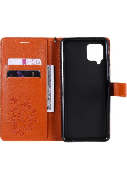 Samsung Galaxy Case 5g Flip Kickstand Darbeye Kapak Pu Deri (Yurt Dışından)