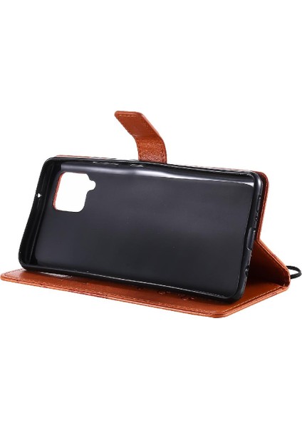 Samsung Galaxy Case 5g Flip Kickstand Darbeye Kapak Pu Deri (Yurt Dışından)
