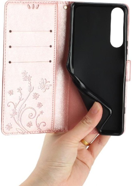 Sony Xperia 5 Iv Için Filp Durumda Manyetik Kapatma Pu Deri Kart Tutucu (Yurt Dışından) modelleri