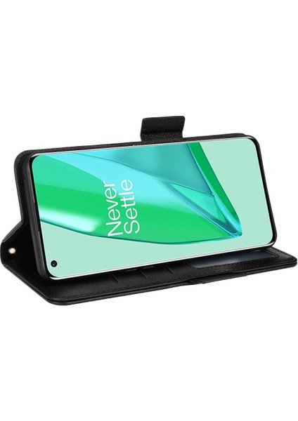 Oneplus 10 Için Kılıf Pro Pu Deri Yan Toka Manyetik Kart Yuvaları Tutucu (Yurt Dışından)