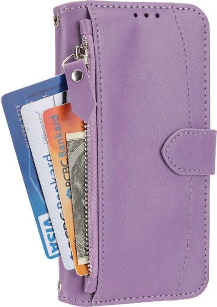 Samsung Galaxy S22 Için Flip Case Ultra 5g Kickstand Kart Tutucu Manyetik (Yurt Dışından)