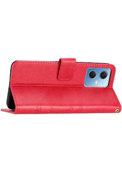 Xiaomi Poco X5 Kickstand Manyetik Kapatma Pu Deri Kart Için Filp Durumda (Yurt Dışından)