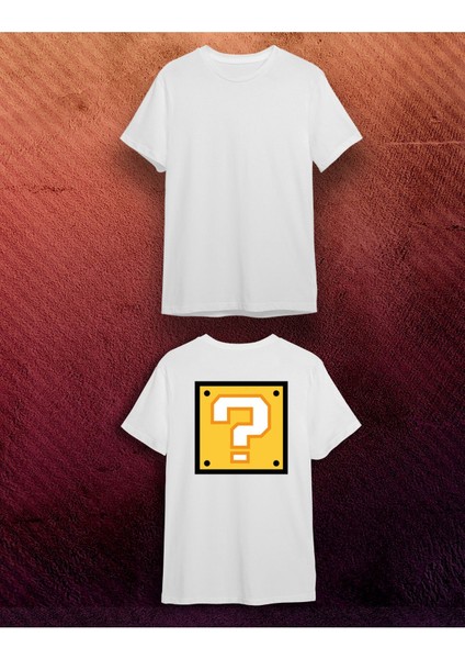 Erkek Sırt Baskılı Basic T-Shirt / Tişört