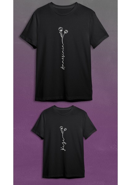 Annesinin Kızı Kombin Baskılı Tişört (Tekli Üründür Kombin Yapmak Için 2 Adet Sepete Ekleyiniz