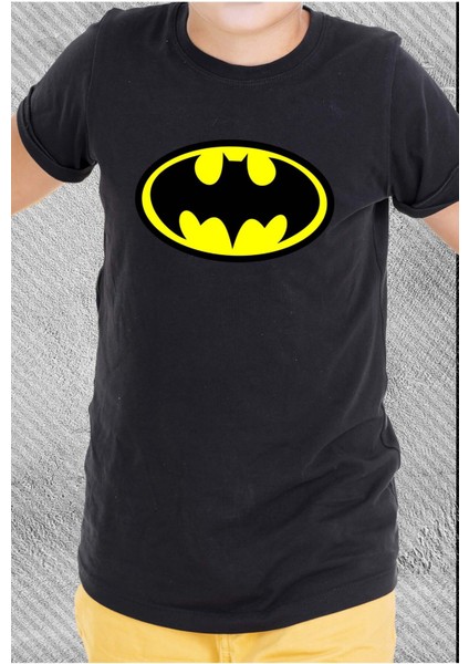 Süper Kahramanlar Baskılı Çocuk Tişört -Çocuk Tshirt