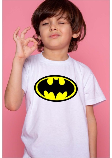 Süper Kahramanlar Baskılı Çocuk Tişört -Çocuk Tshirt
