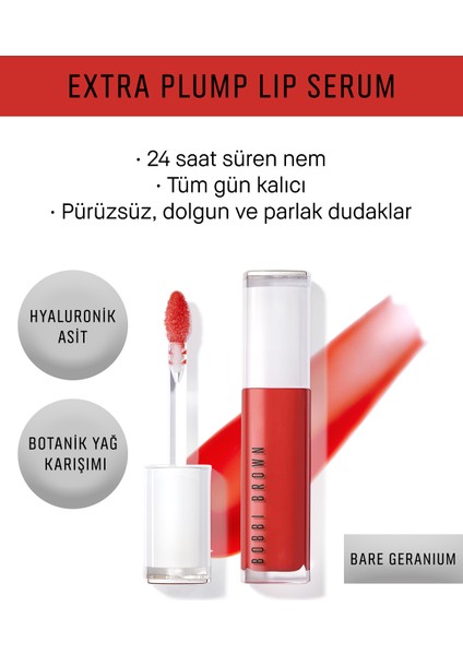 Extra Plump Dolgunlaştırıcı Dudak Serumu - Bare Geranium 716170336350