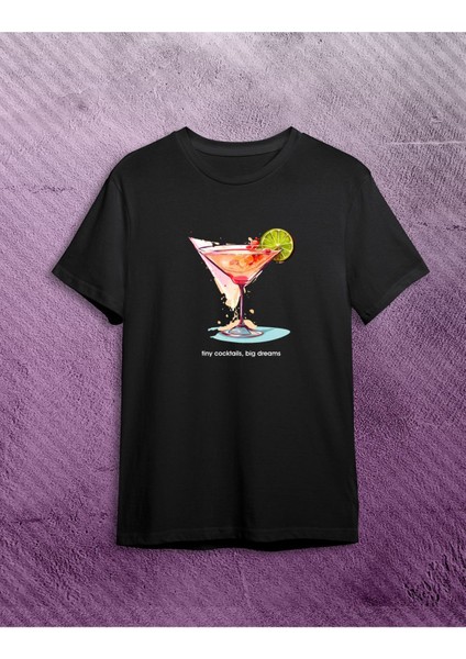 Kadın Baskılı Basic T-Shirt /beyaz Tişört