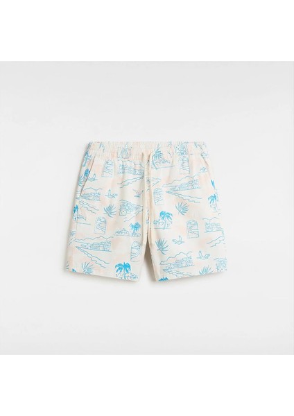 Mn Range Relaxed Elastic Erkek Beyaz Şort