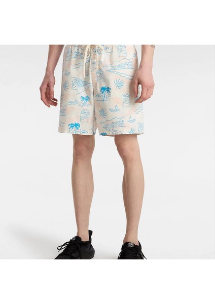 Mn Range Relaxed Elastic Erkek Beyaz Şort modelleri