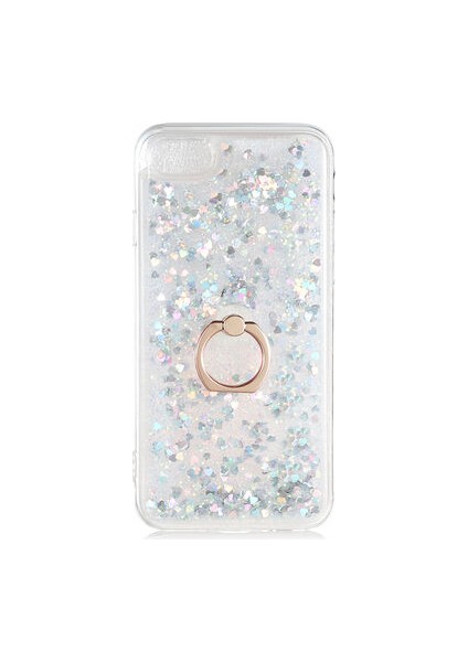 Apple iPhone Se 2020 Kılıf Yüzüklü ve Sıvılı Şık Diana Premium Silikon Kapak