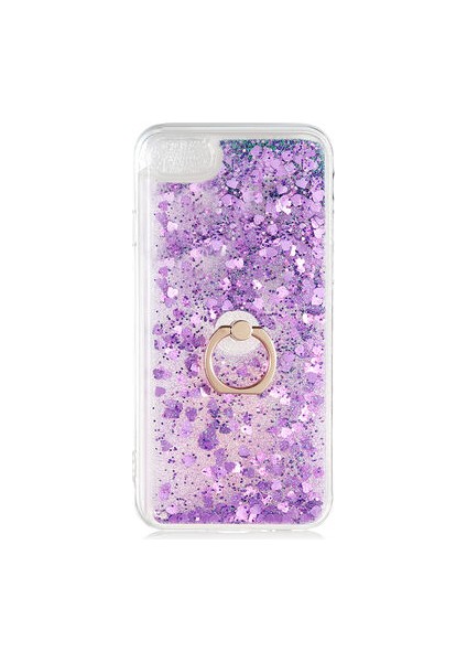 Apple iPhone Se 2020 Kılıf Yüzüklü ve Sıvılı Şık Diana Premium Silikon Kapak
