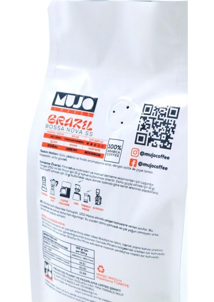 Brazil Signature Bossa Nova Çekirdek KAHVE-250gr