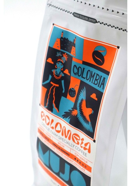 Colombia Obraje Farm Specially Coffee Çekirdek KAHVE-1000gr fırsatları