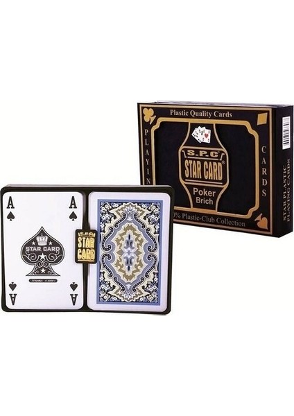 Iskambil Kağıdı Plastik Iskambil Oyun Kağıdı Çift Deste Saklama Kutulu Kaliteli fiyatları