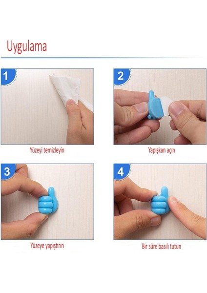 10 Adet Başparmak Kablo Tutucu Silikon Ev Organizatör Diş Fırçası Kulaklık Kablo Tutucu