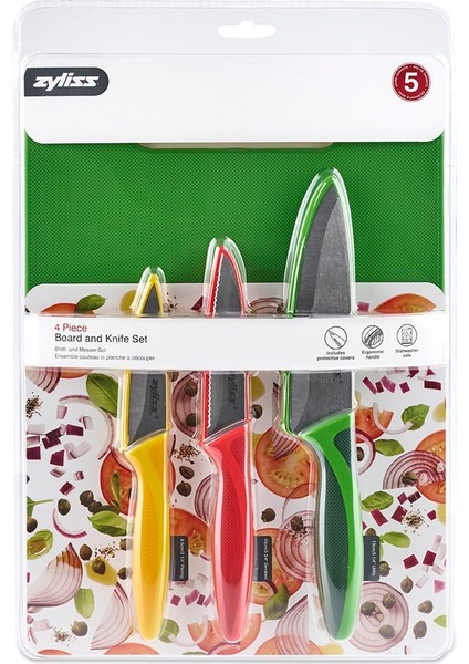 ​Zyliss E910047 Kesme Tahtası ve 3lü Bıçak Seti indirimleri