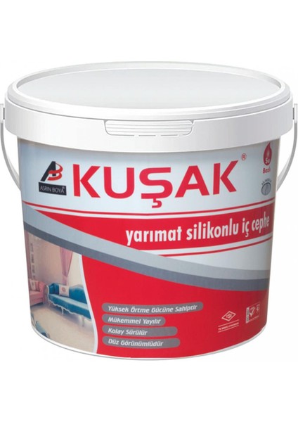 Kuşak Silikonlu İç Cephe Kırmızı 1 kg