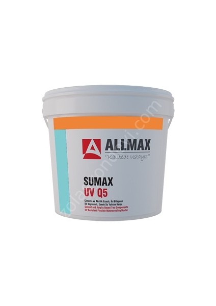 Sumax Q5 Tam Elastik Su Yalıtım Malzemesi Likit 5 kg