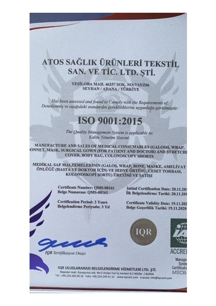 Tek Kullanımlık Kolluk 100 ' Lü Beyaz 15 Paket indirimleri