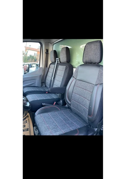 Fiat Ducato 2+1  Keten Kumaş Ortopedik Koltuk Kılıfı