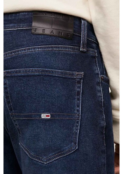 Tommy Hilfiger Scanton Slım AH1267 Lacivert Erkek Jean Pantolon